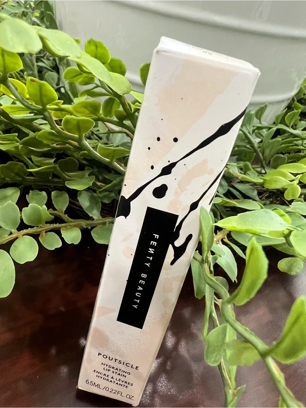 Fenty Beauty Poutsicle Hydrating Lip Stain — Soft Neutral Pink & Black Accents